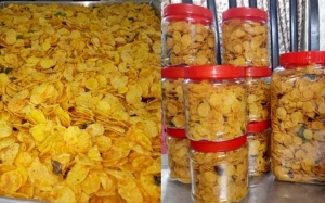 Resepi Corn Flakes Telur Masin Paling Rangup dan Tahan Lama