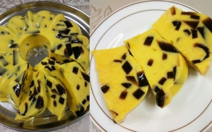 Resepi Puding Jagung Cincau