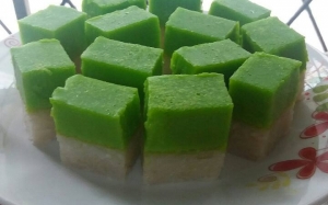 Resepi Pulut Seri Muka Pandan