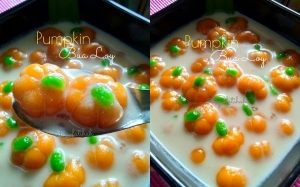 Resepi Pumpkin Bua Loy (Bubur Labu)