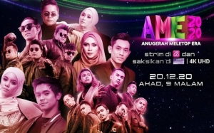 Senarai Penuh Keputusan Pemenang Anugerah MeleTOP Era (AME) 2020